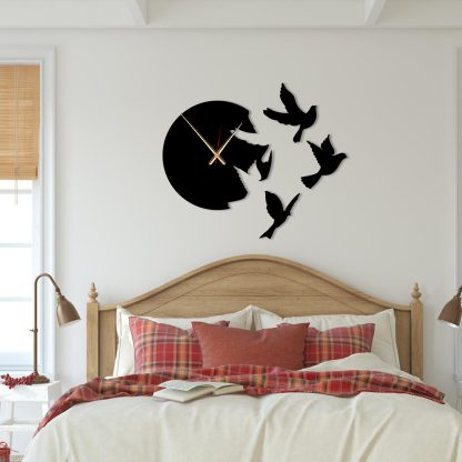 Bird Fragment Wall Clock - Image 3