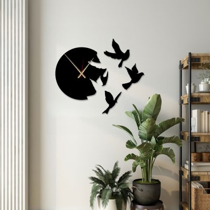 Bird Fragment Wall Clock - Image 2