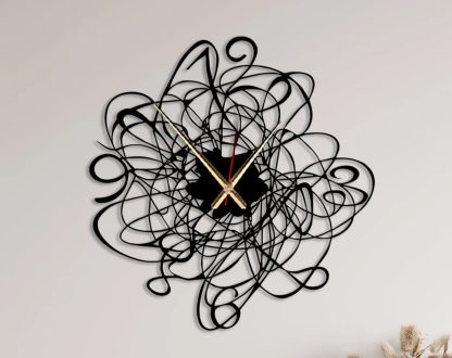Winding Line Art Wall Clock - Image 5