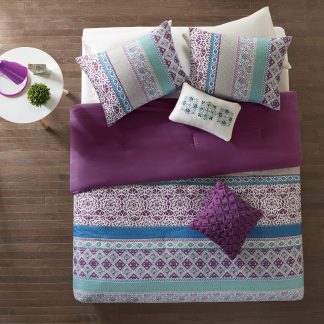 Bohemian striped bedding