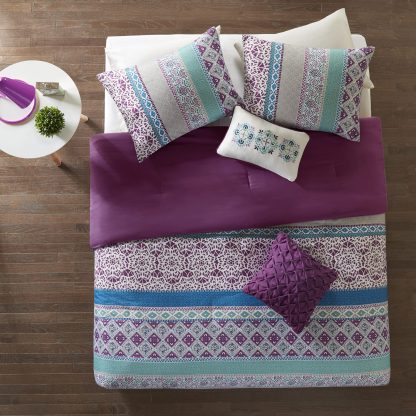 Bohemian striped bedding