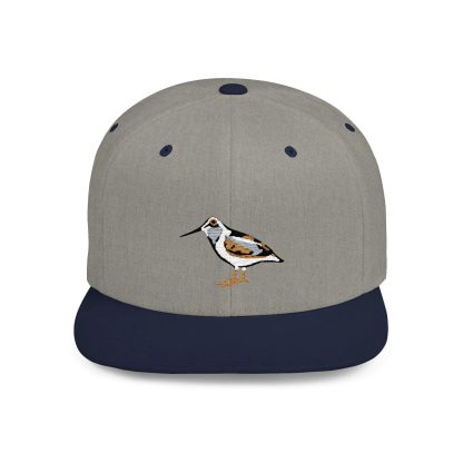 Bird embroidered flat-brim baseball cap - Image 6