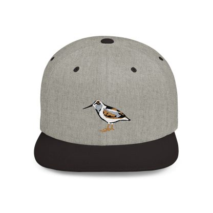 Bird embroidered flat-brim baseball cap - Image 5