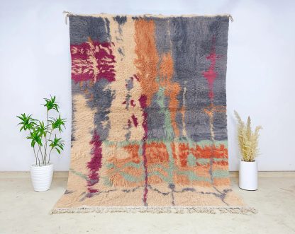 Artistic ink-splashing style handmade carpet - Image 4