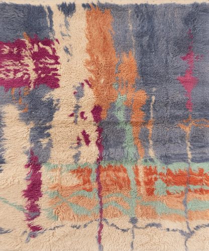 Artistic ink-splashing style handmade carpet
