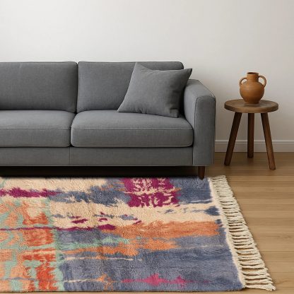 Artistic ink-splashing style handmade carpet - Image 2