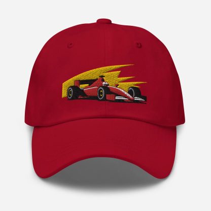 Racing embroidered baseball cap