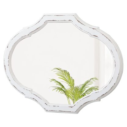 Vintage carved decorative mirror - Image 9