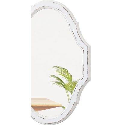 Vintage carved decorative mirror - Image 3