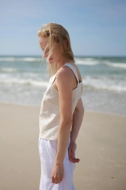 Women's Square Neck Polka Dot Vacation Camisole - Image 6
