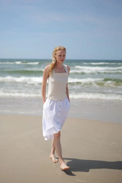 Women's Square Neck Polka Dot Vacation Camisole - Image 2