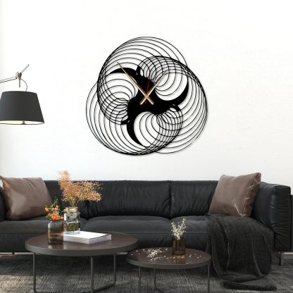 Three-dimensional winding art wall clock - Image 5