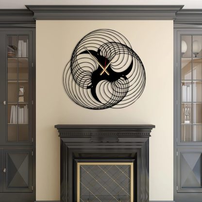 Three-dimensional winding art wall clock - Image 4
