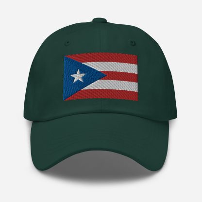 Puerto Rican flag embroidered baseball cap - Image 4