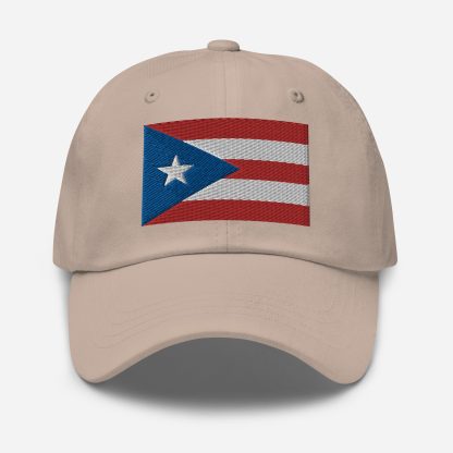 Puerto Rican flag embroidered baseball cap - Image 2