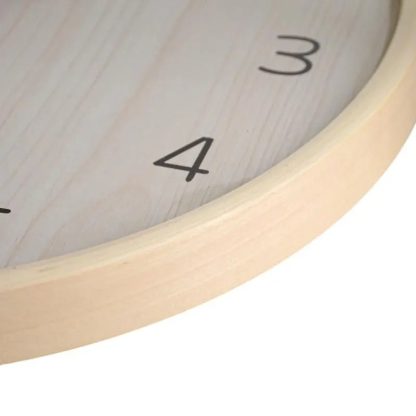 Simple wood grain wall clock - Image 6