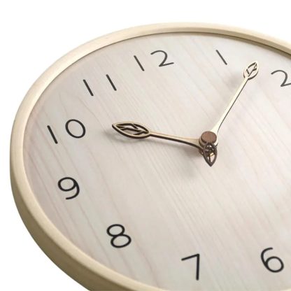 Simple wood grain wall clock - Image 4