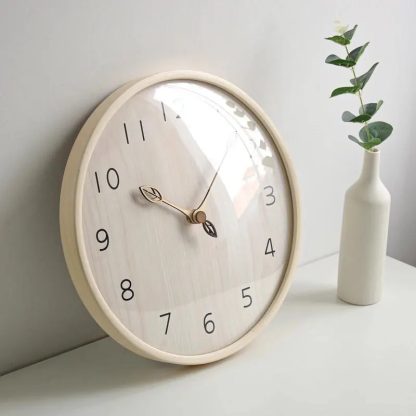 Simple wood grain wall clock - Image 2