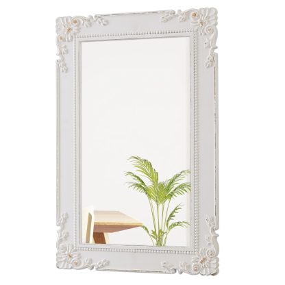 French elegant carved full-length mirror - Image 9