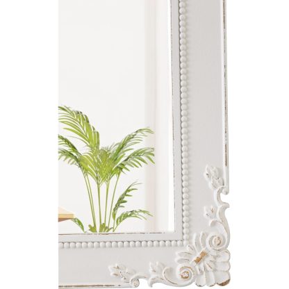 French elegant carved full-length mirror - Image 4