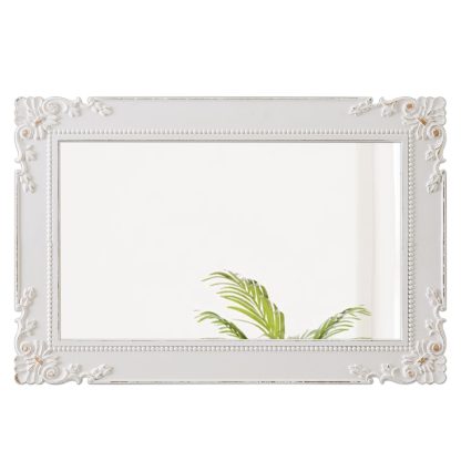 French elegant carved full-length mirror - Image 2
