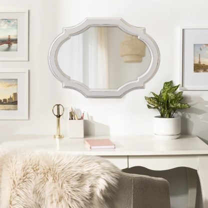 French luxury vintage carved decorative mirror