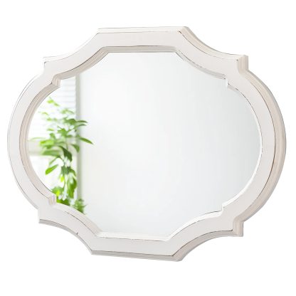 French luxury vintage carved decorative mirror - Image 2