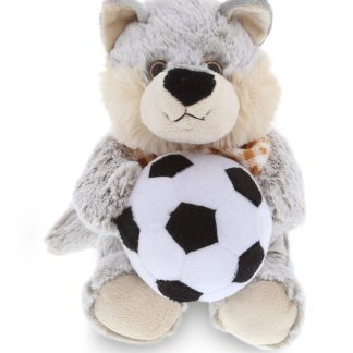 Football Cute Wolf Plush Doll