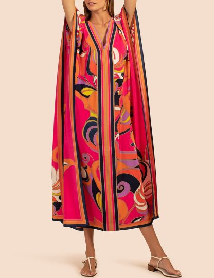 Bohemian printed robe