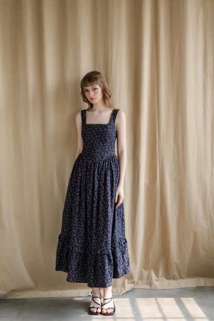 floral suspender dress - Image 6