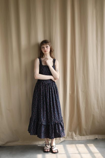 floral suspender dress - Image 2