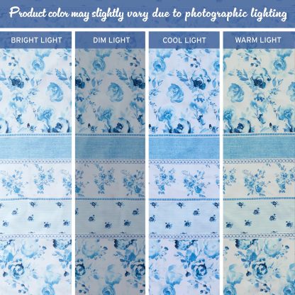 French Blue Rose Bedding Set - Image 3