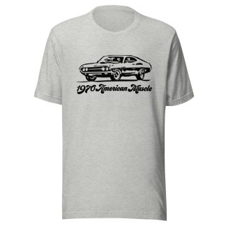 1970 American muscle car print T-shirt