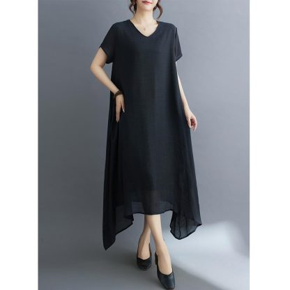 Irregular hem long skirt - Image 6