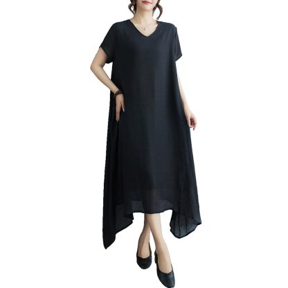 Irregular hem long skirt - Image 5