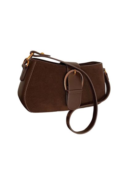 Vintage Suede Underarm Bag - Image 6