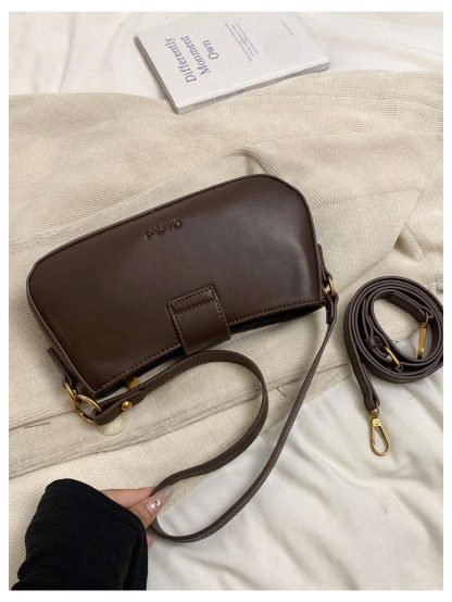 Vintage Suede Underarm Bag - Image 5