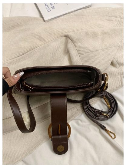Vintage Suede Underarm Bag - Image 4
