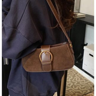 Vintage Suede Underarm Bag