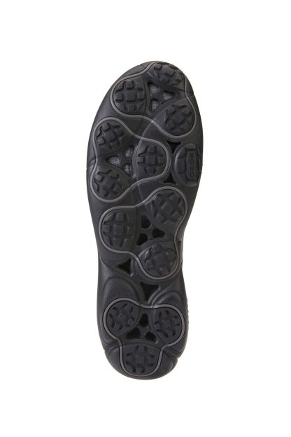 Men's black leather slip-on sneakers - Image 2