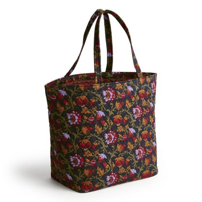 Floral Quilted Tote Bag - Image 4