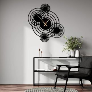 Mickey Mouse Silhouette Art Wall Clock