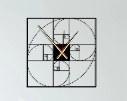 Fibonacci Sequence Art Wall Clock - Image 5