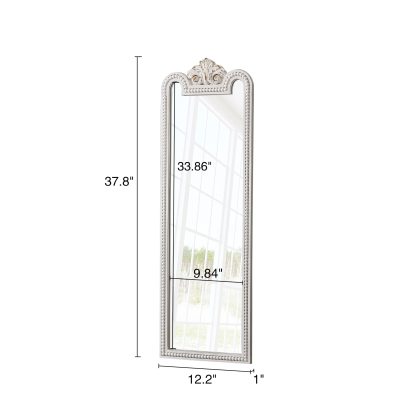 French carved full-length mirror - Image 8