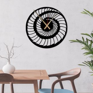 Spiral Rhythm Art Wall Clock