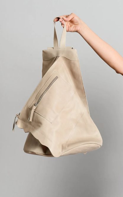 Minimalist soft leather backpack - Image 4
