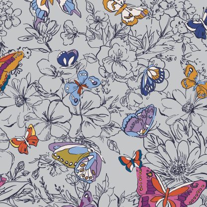 Butterfly and Floral Quilted Tote Bag - Image 8