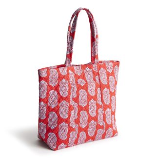 Paisley quilted tote bag