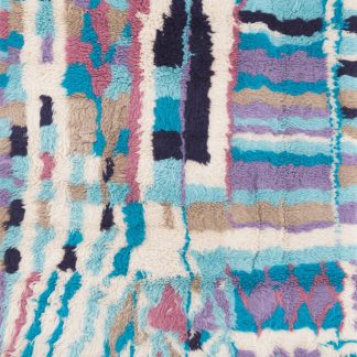 Colorful abstract art carpet