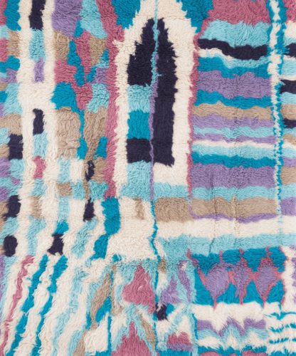 Colorful abstract art carpet